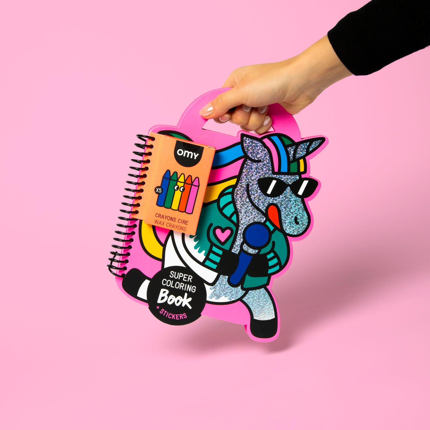 UNICORN SUPER COLORING & STICKER BOOK