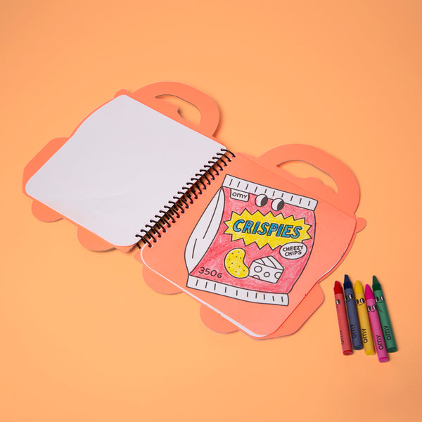 YUMMY SUPER COLORING & STICKER BOOK