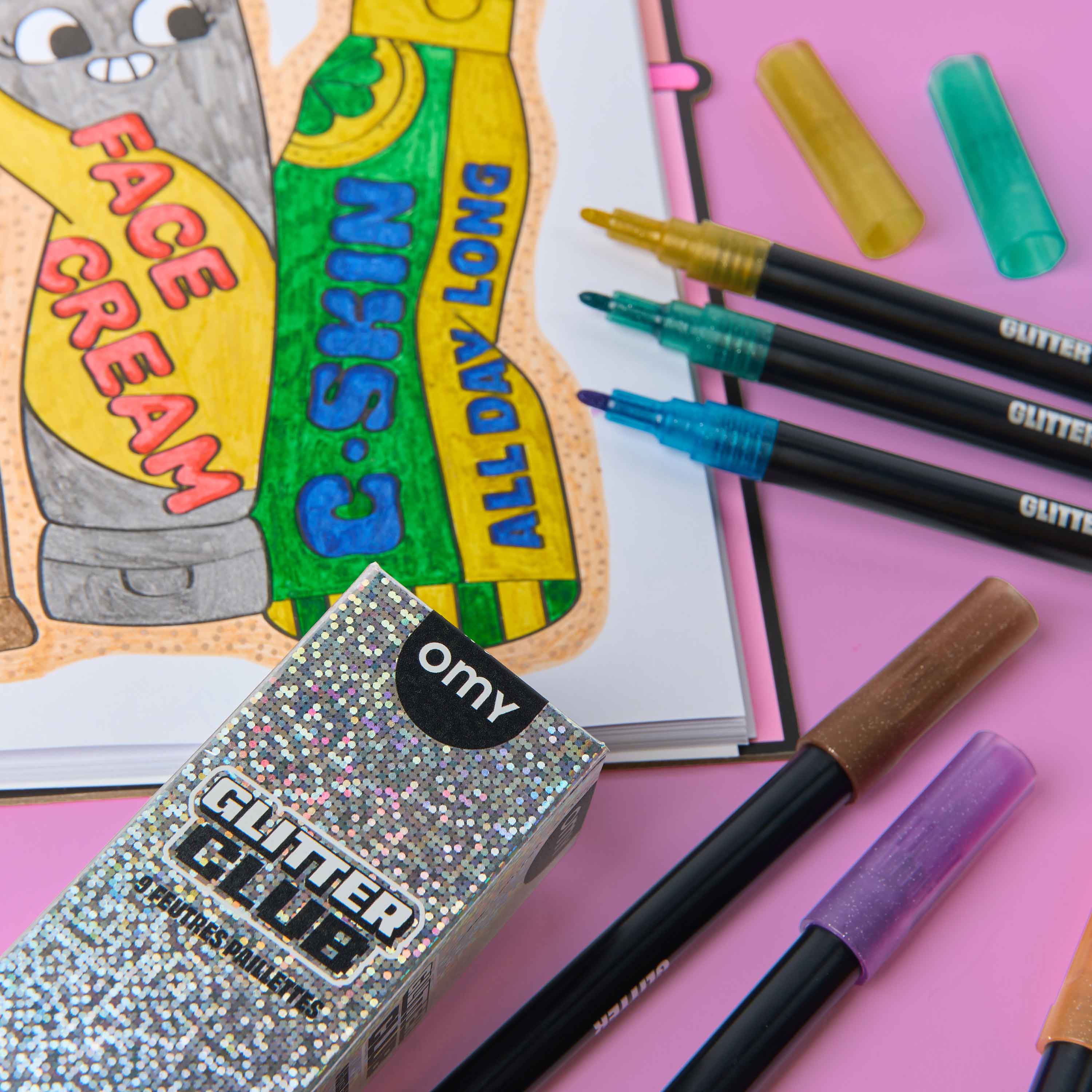 GLITTER MARKERS