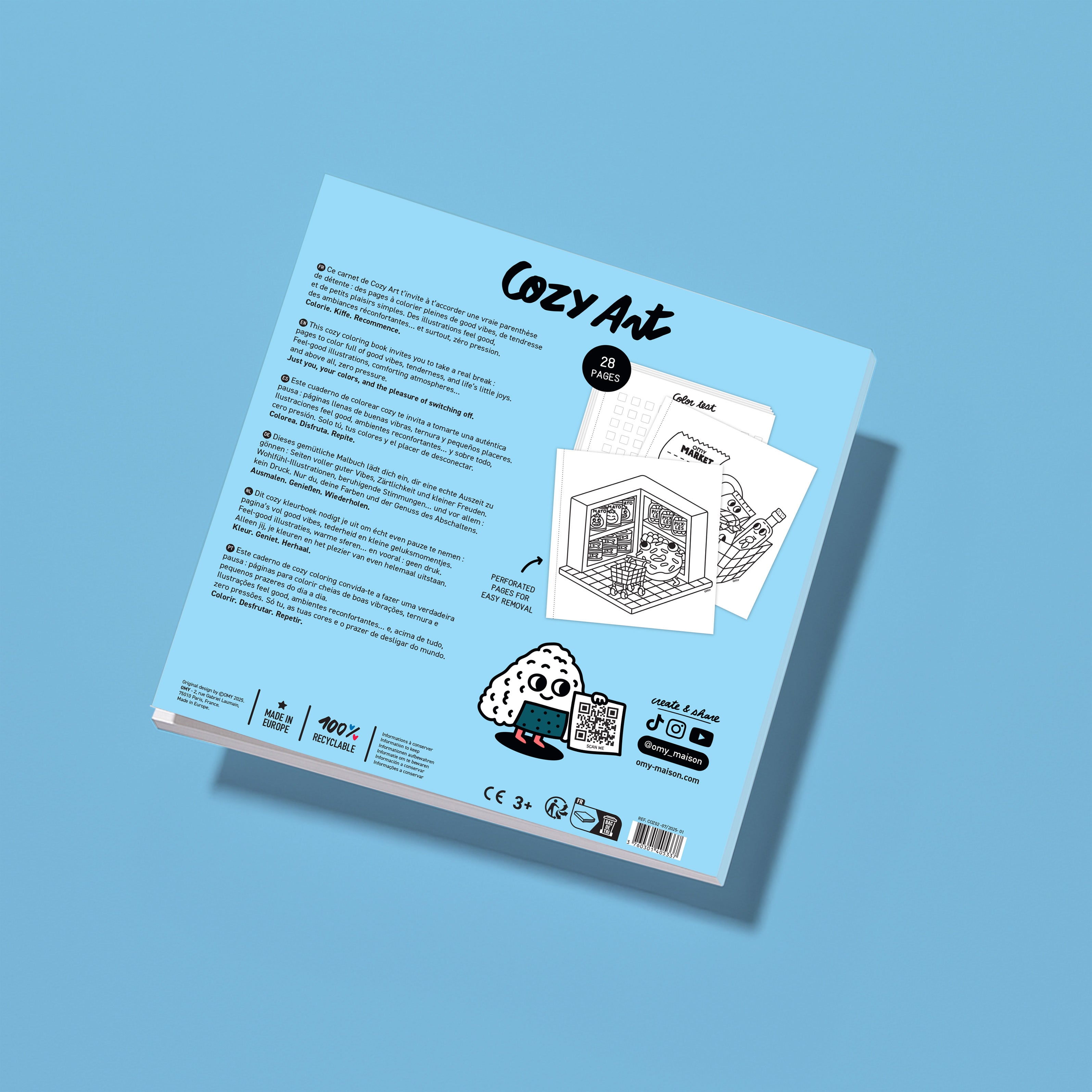 COZY COLORING BOOK supermarket