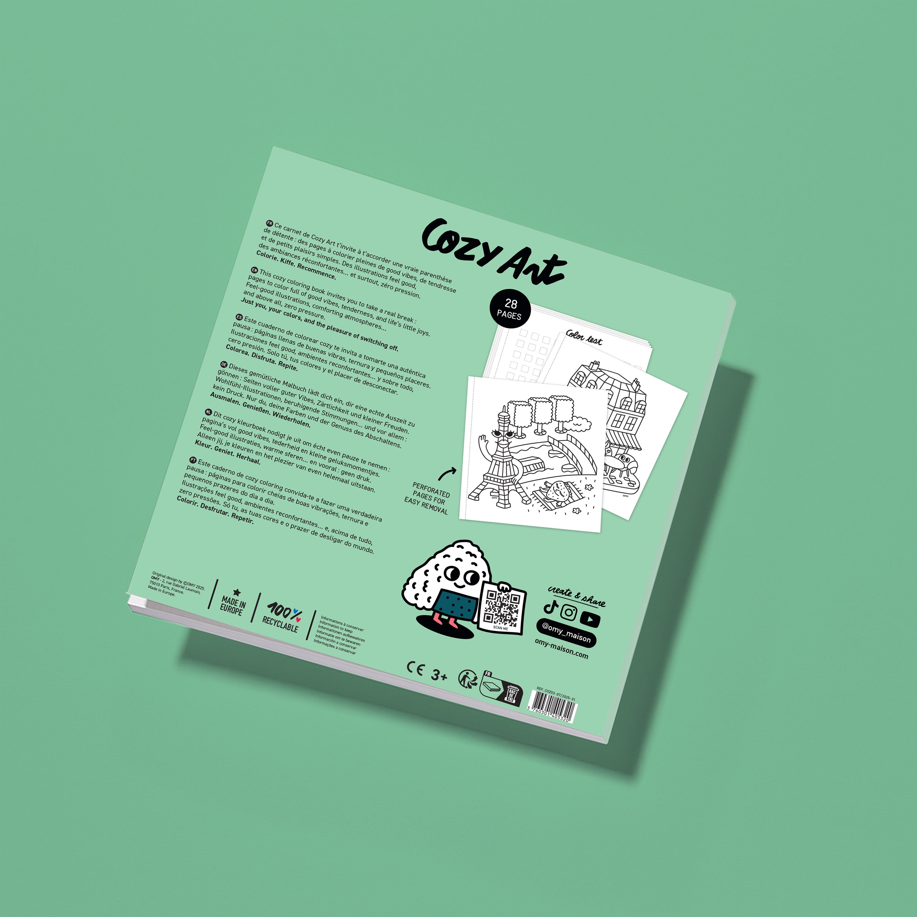 COZY COLORING BOOK PARIS