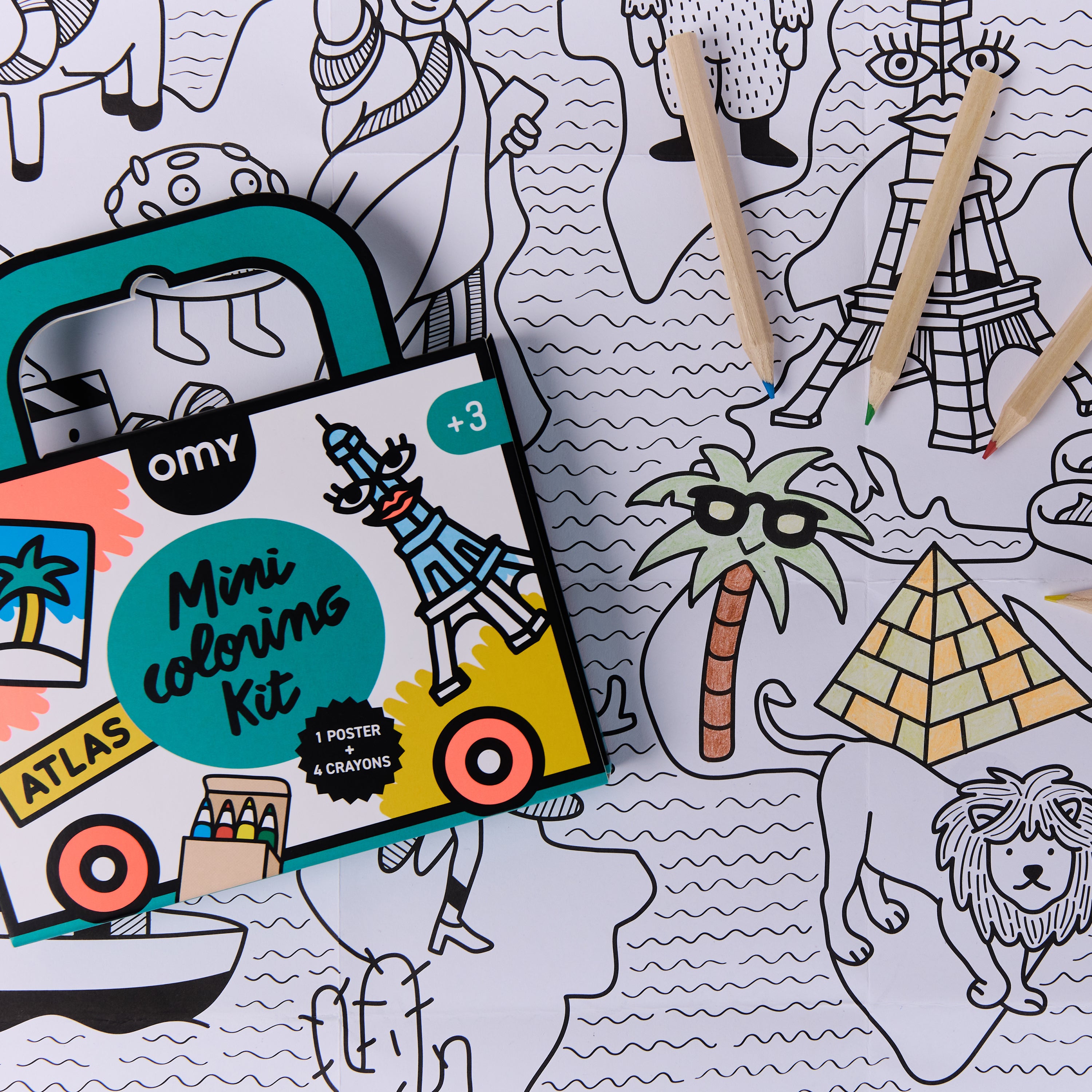 MINI POCKET COLORING ATLAS