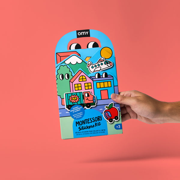 MONTESSORI DECOR STICKERS - VROOM VROOM
