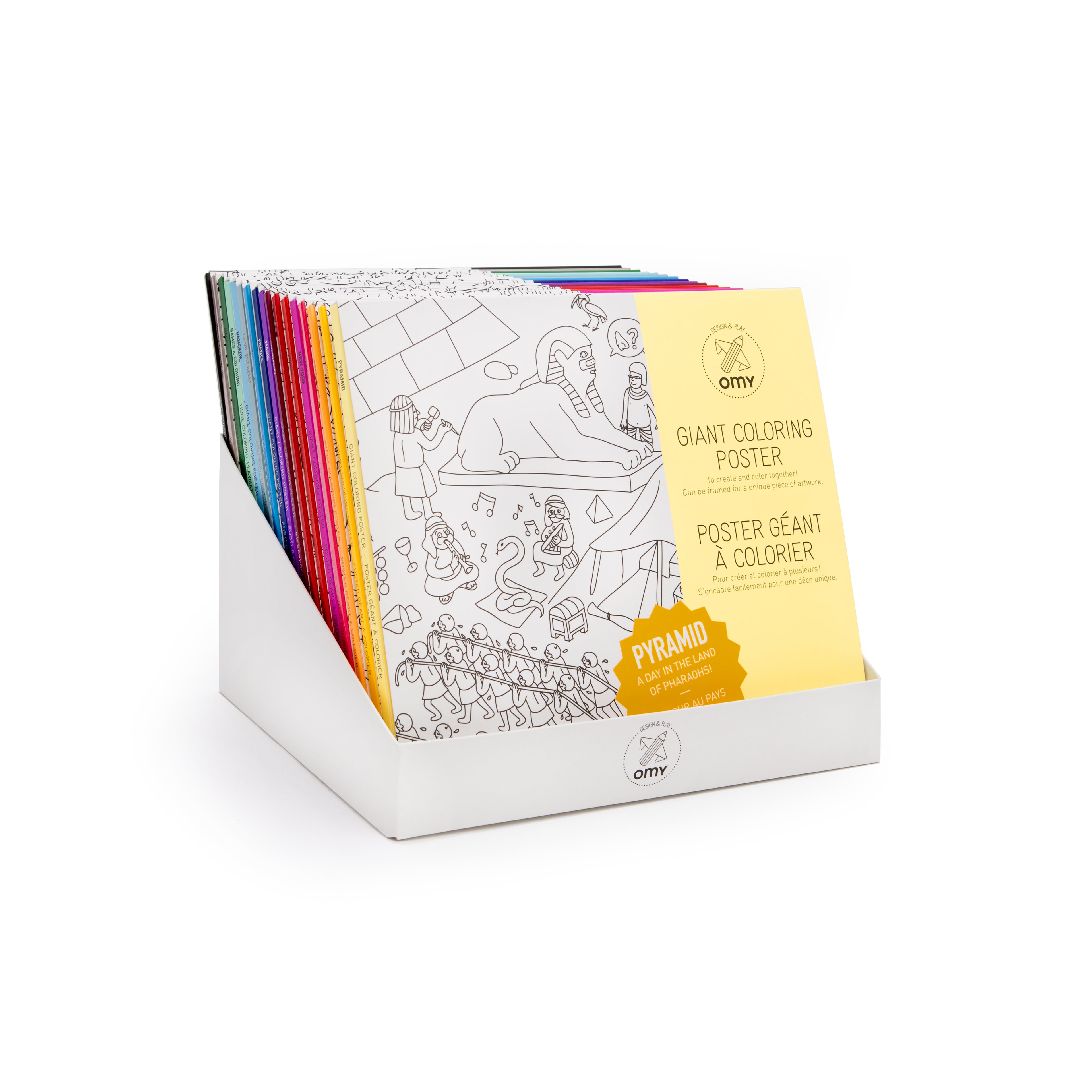 Giant poster cardboard display