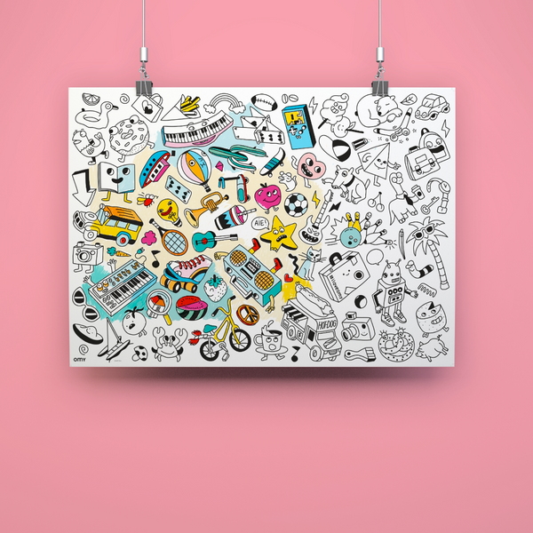 Baby pop art - Giant poster