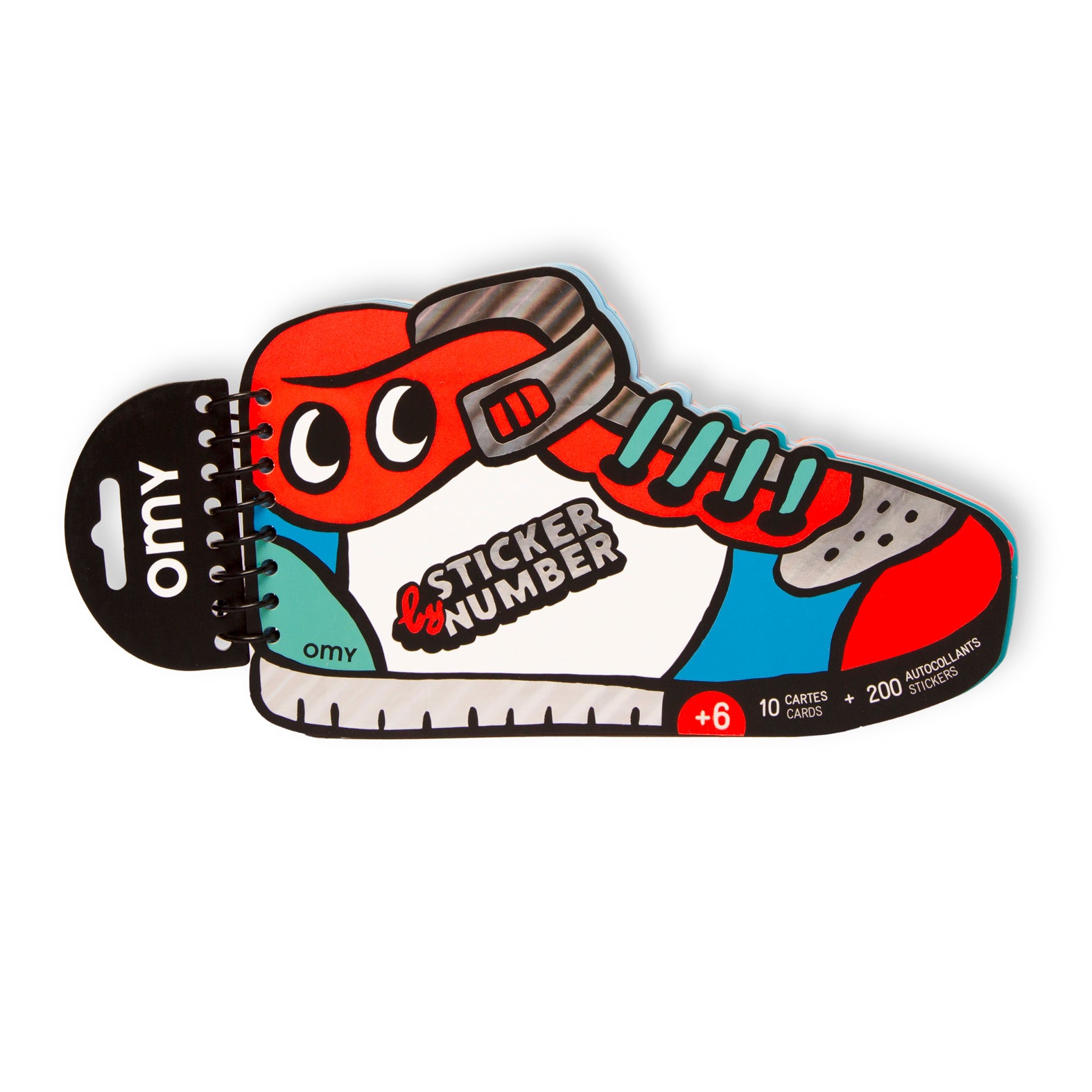 Sticker by number book - Sneakers