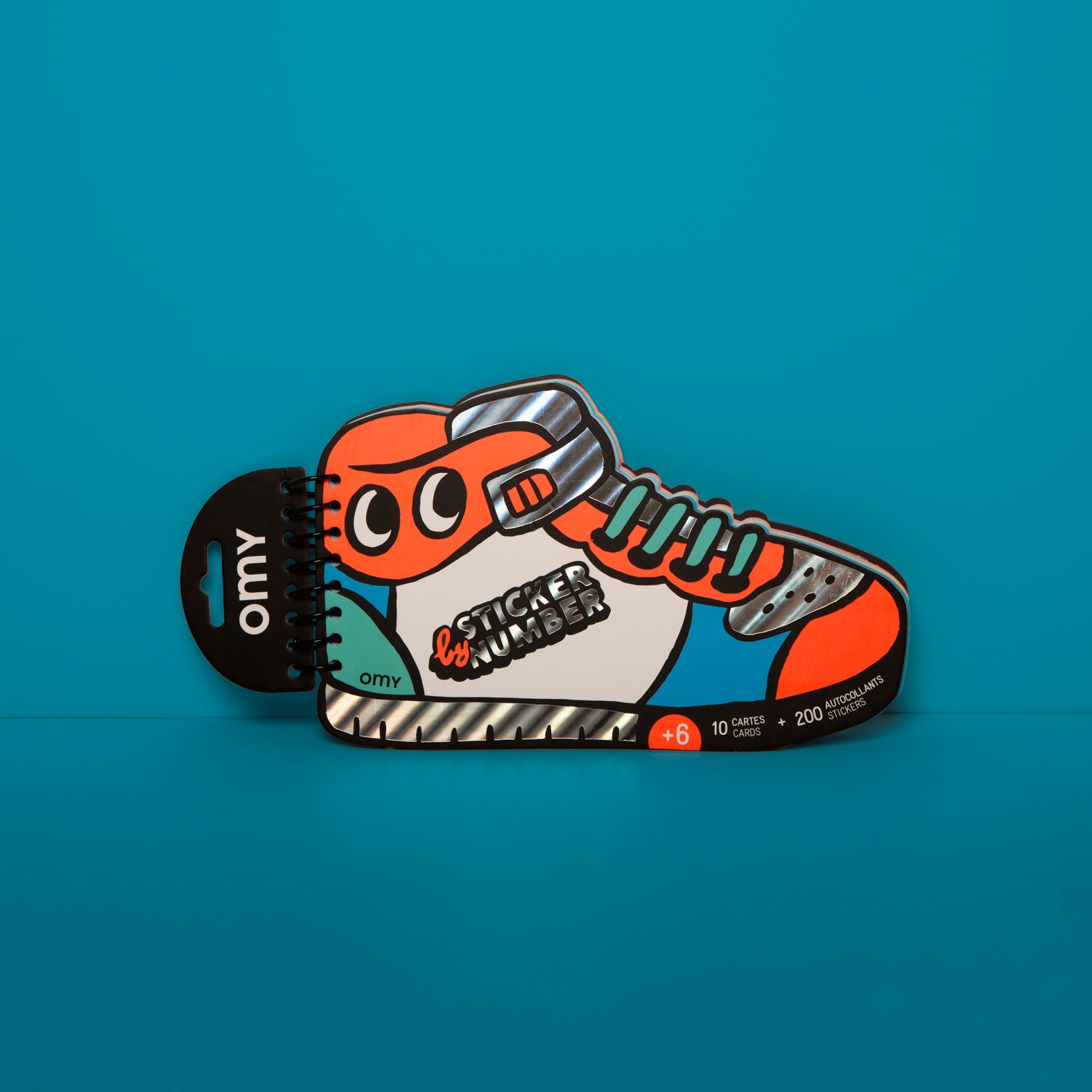 Sticker by number book - Sneakers