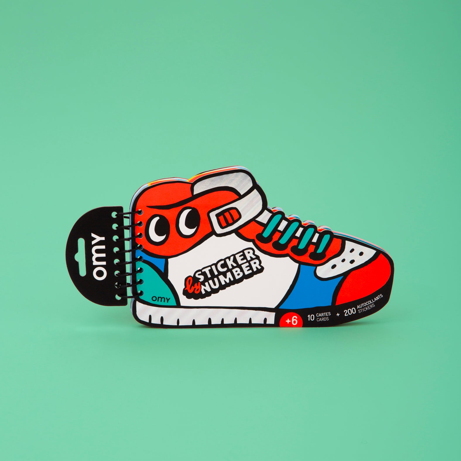 Sticker by number book - Sneakers