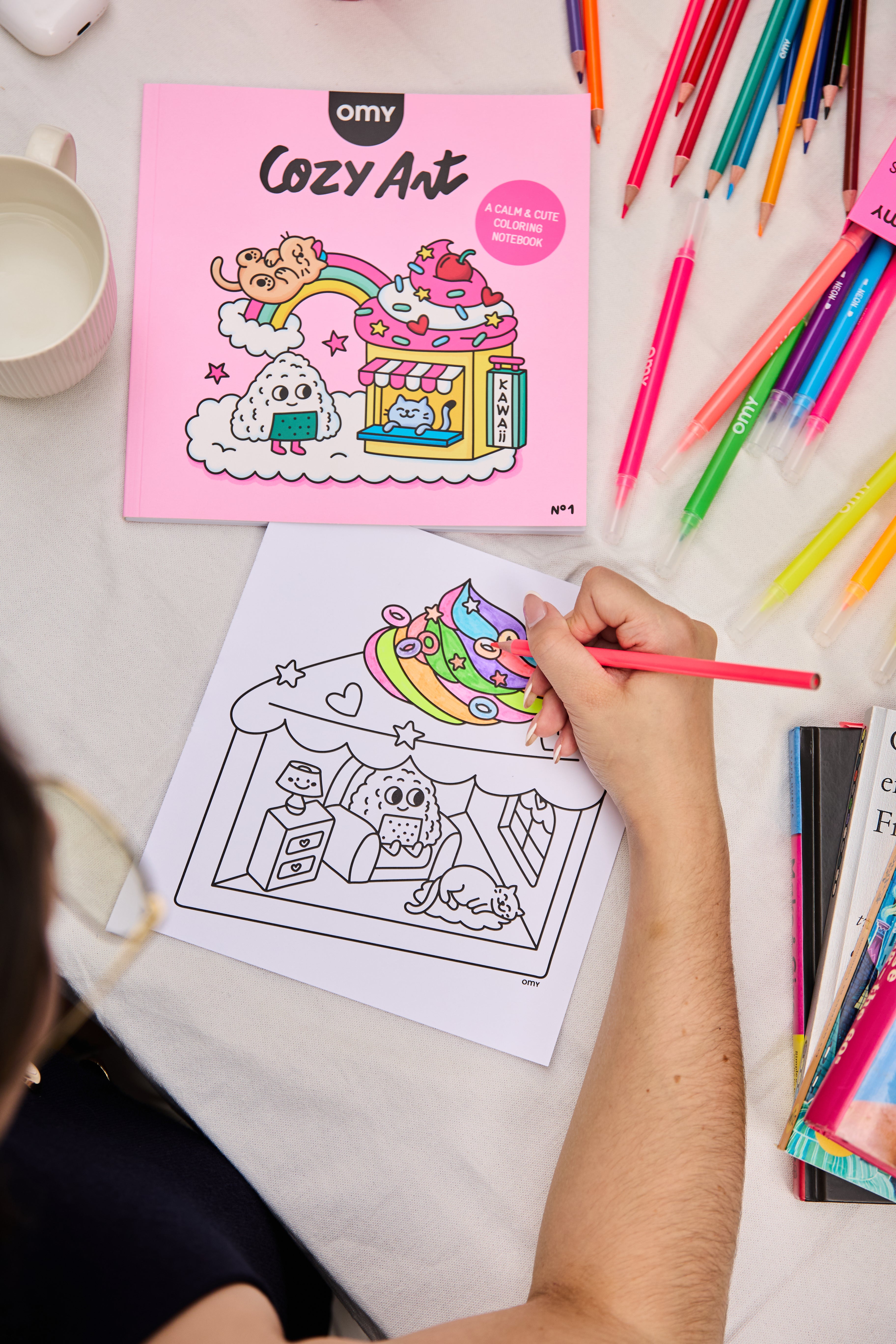 COZY ART COLORING BOOK kawaii
