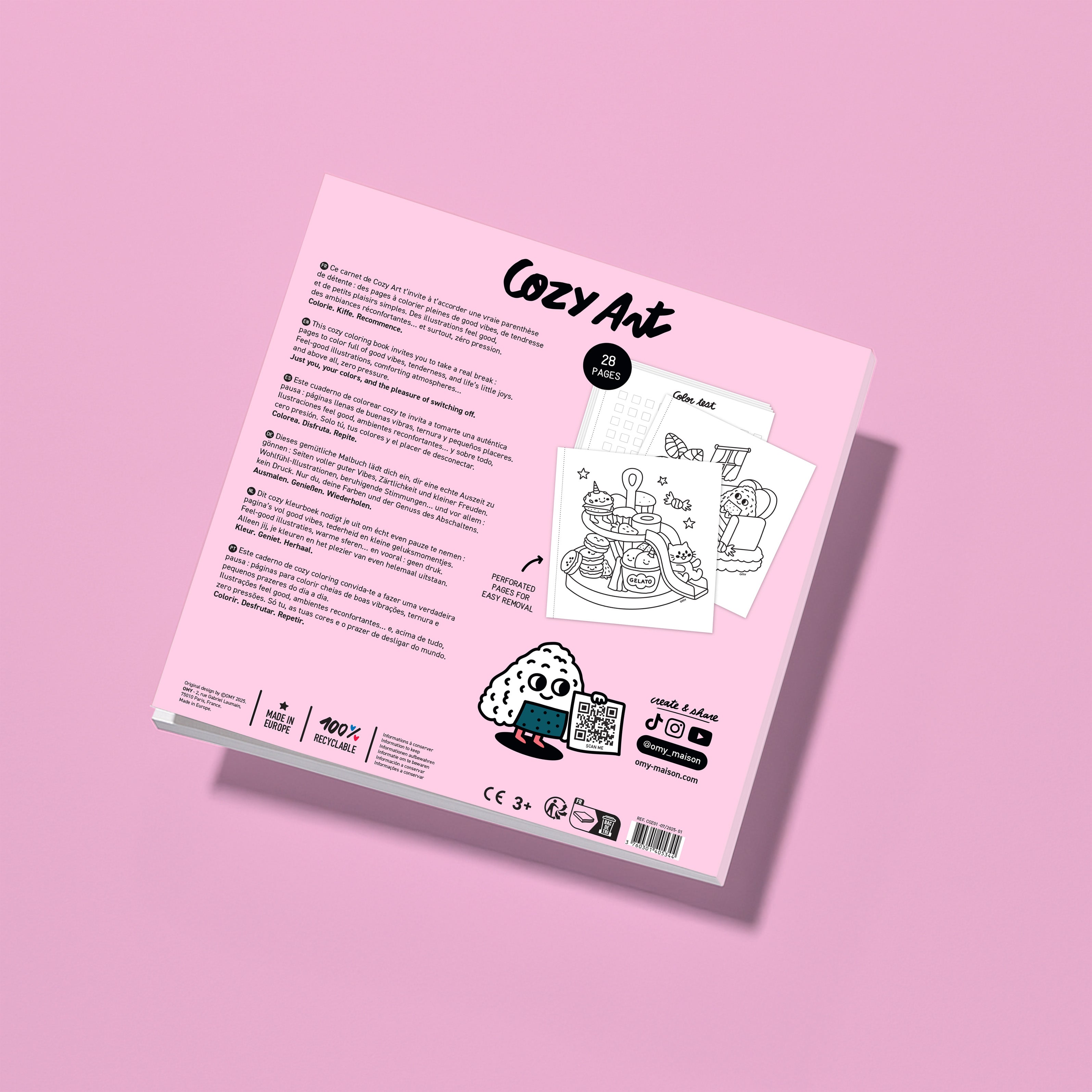 COZY ART COLORING BOOK kawaii