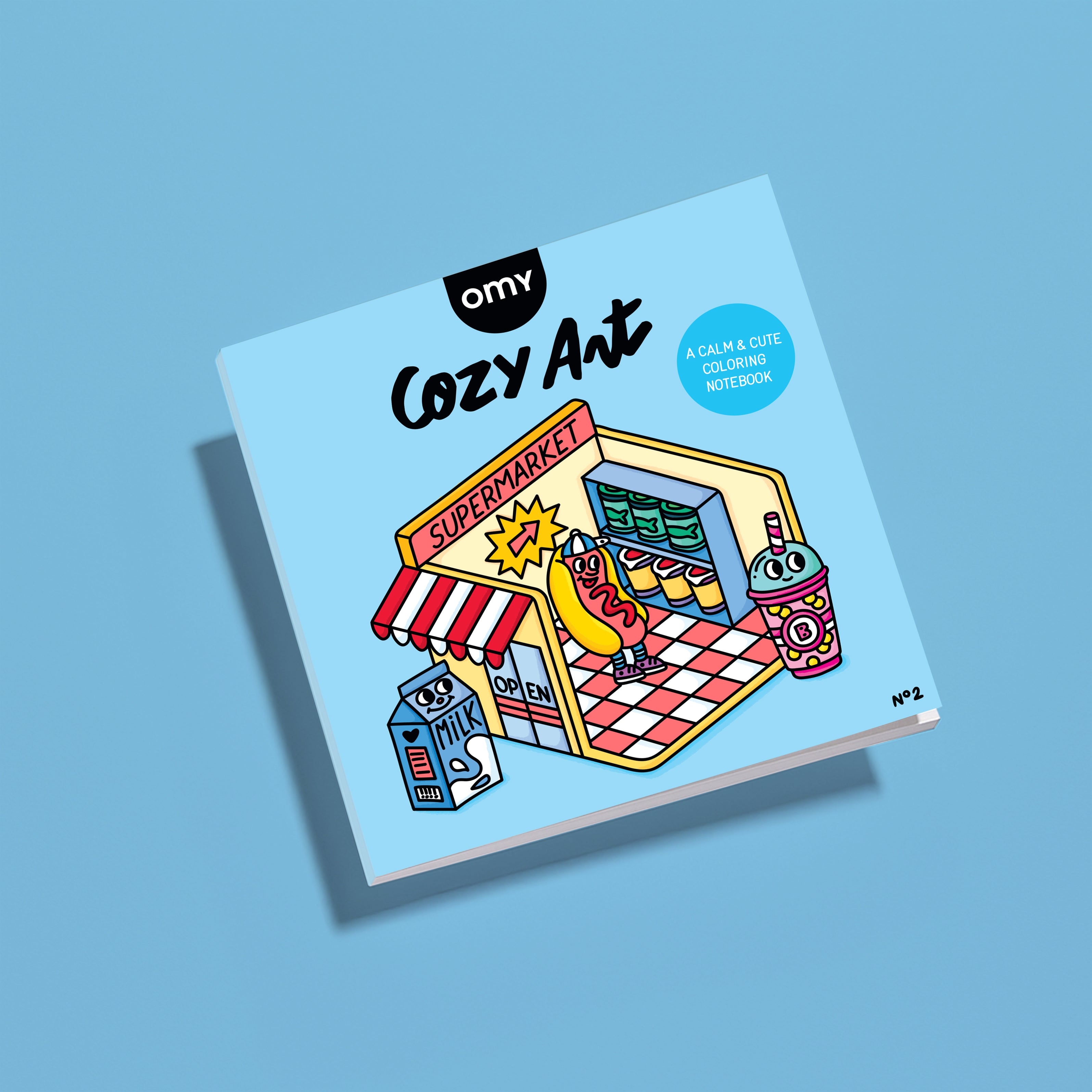 COZY COLORING BOOK supermarket