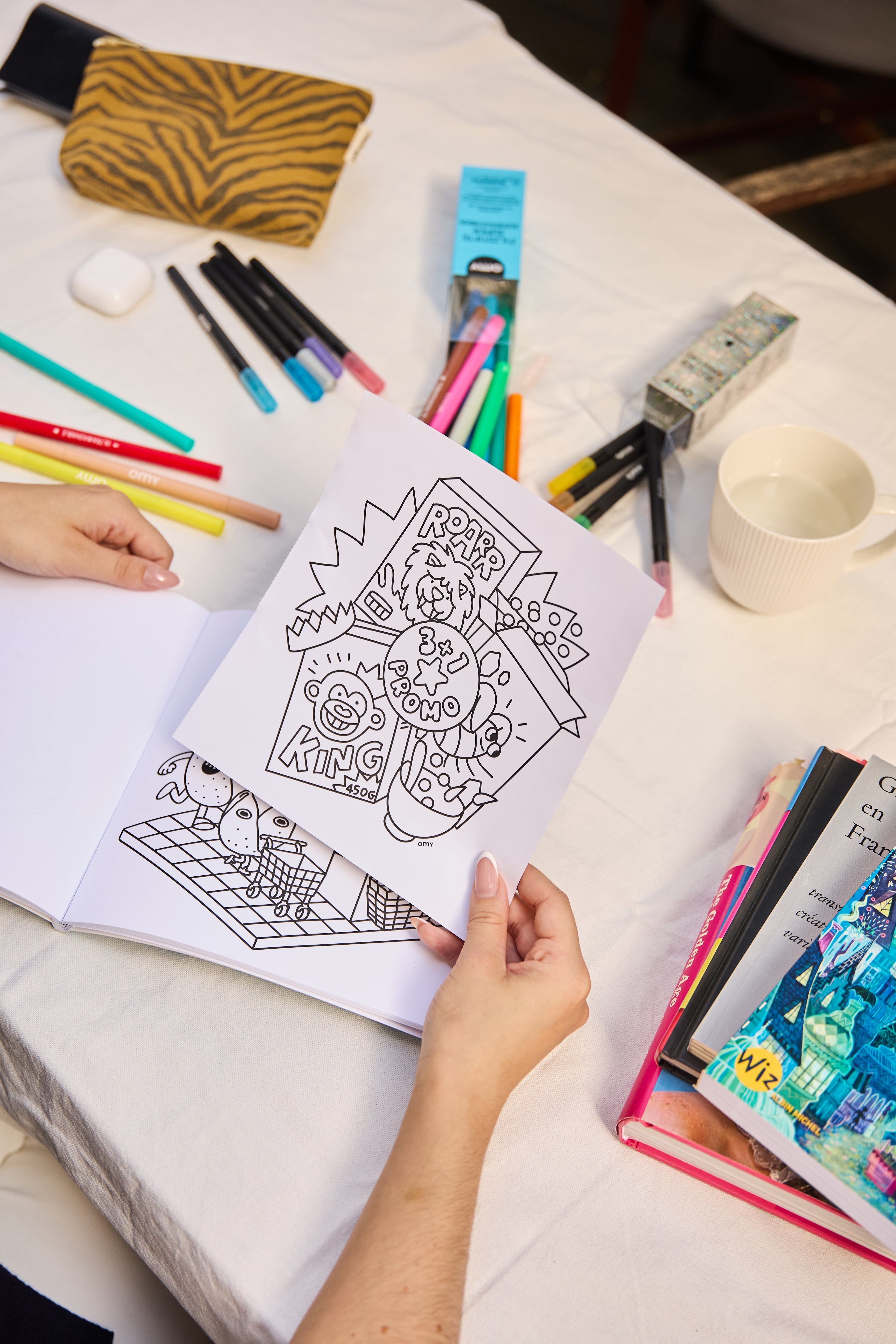 COZY COLORING BOOK supermarket