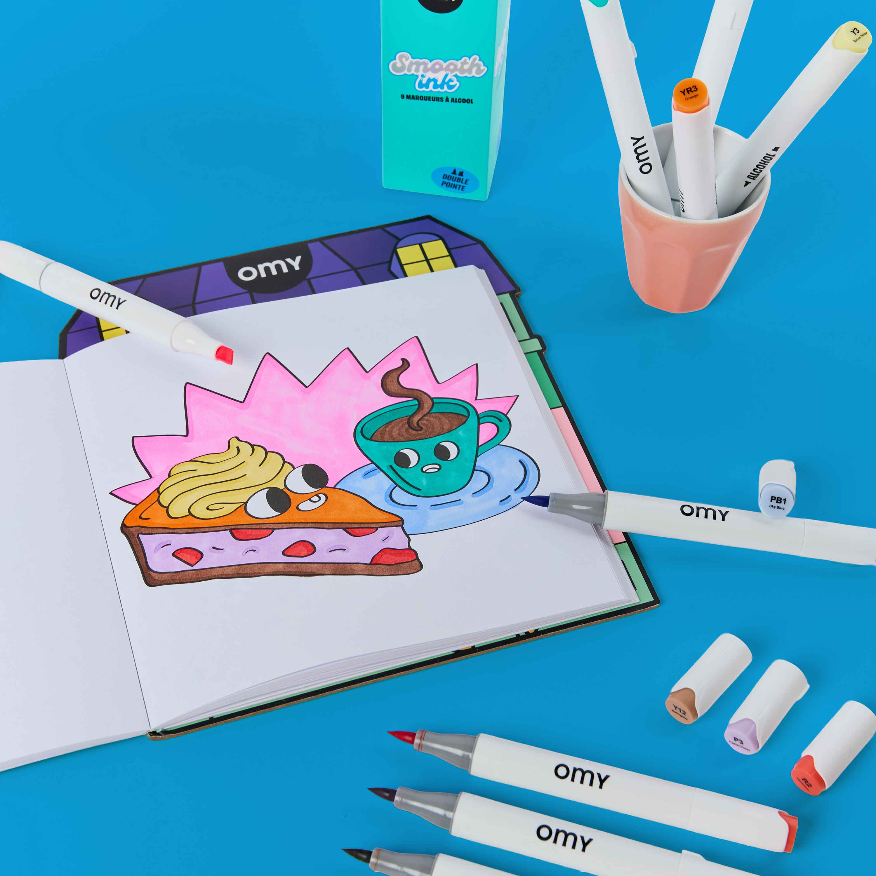 SMOOTH INK ALCOHOL MARKERS