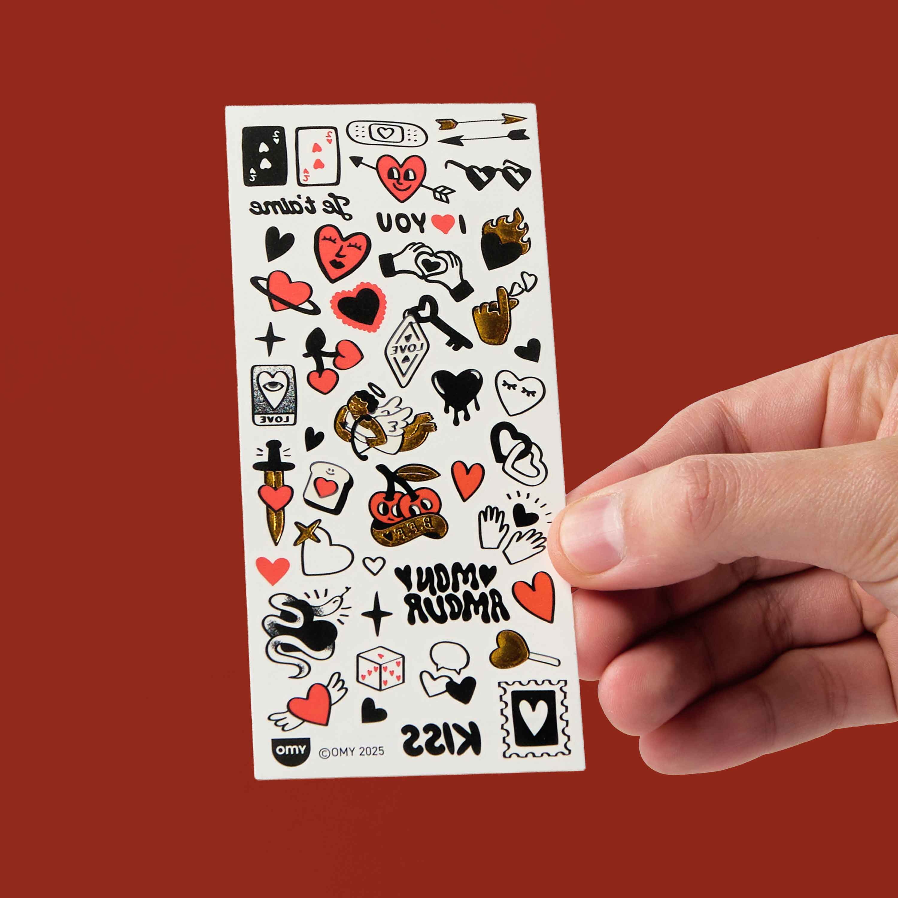 FLASH TATTOO - I LOVE YOU