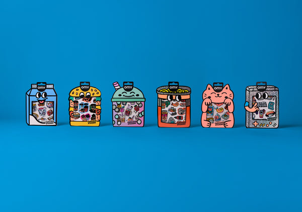 36 assorted Big Stickers