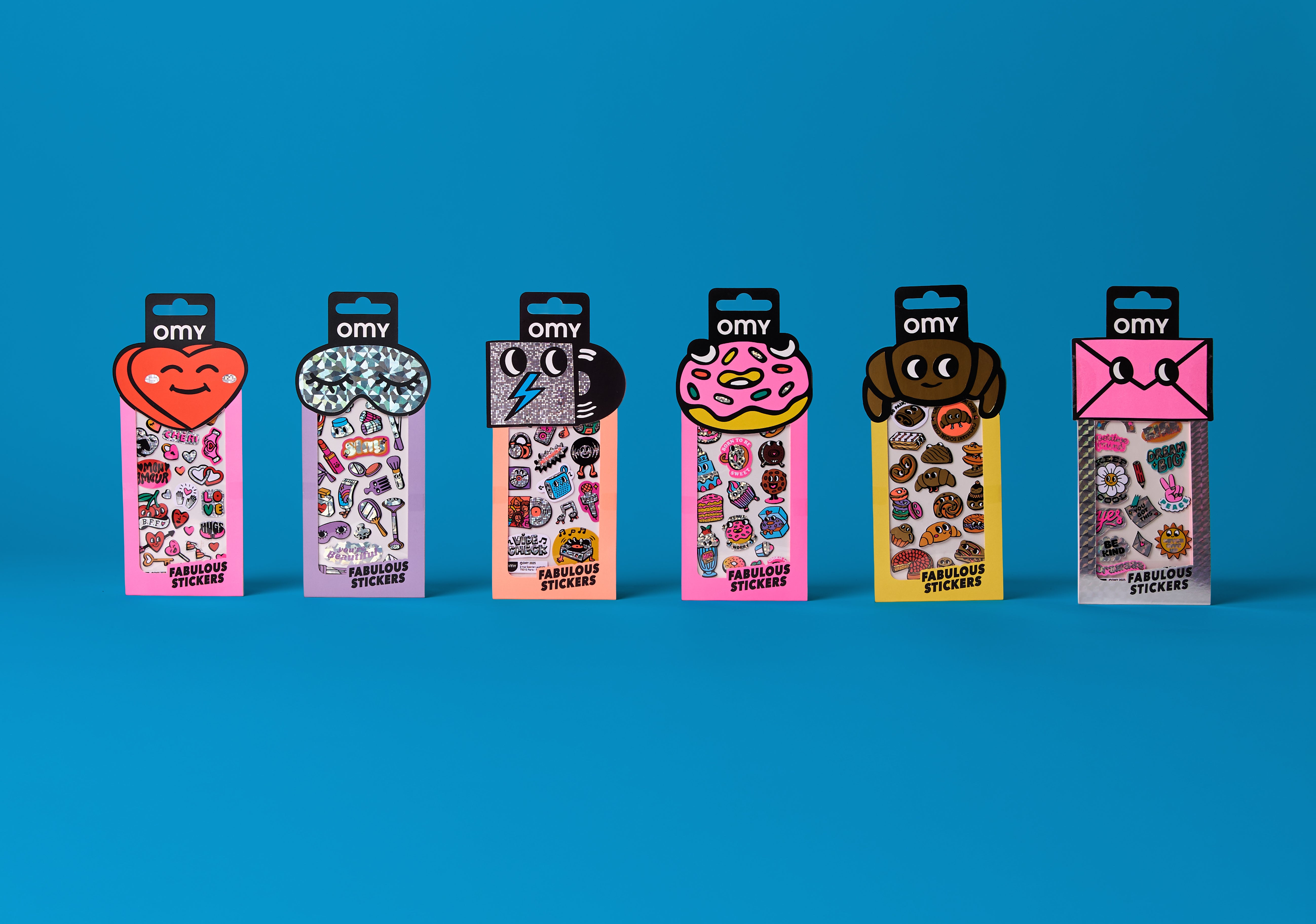 36 assorted Iconic Stickers