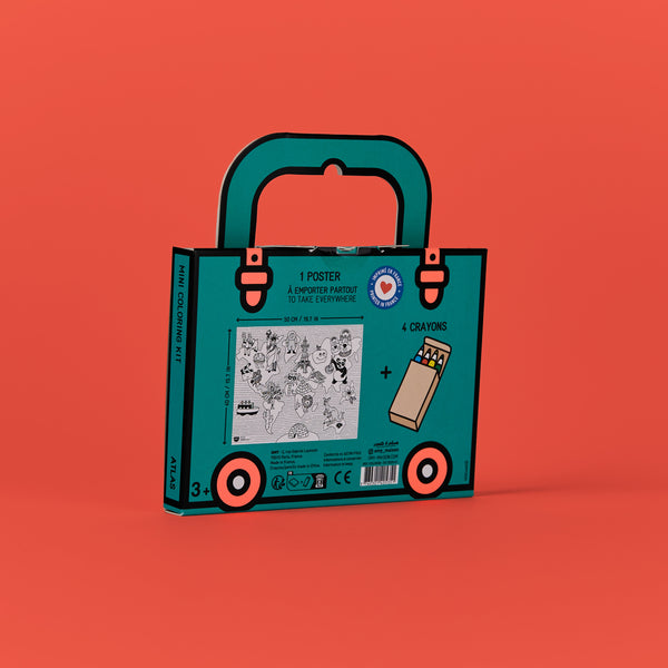 MINI POCKET COLORING ATLAS
