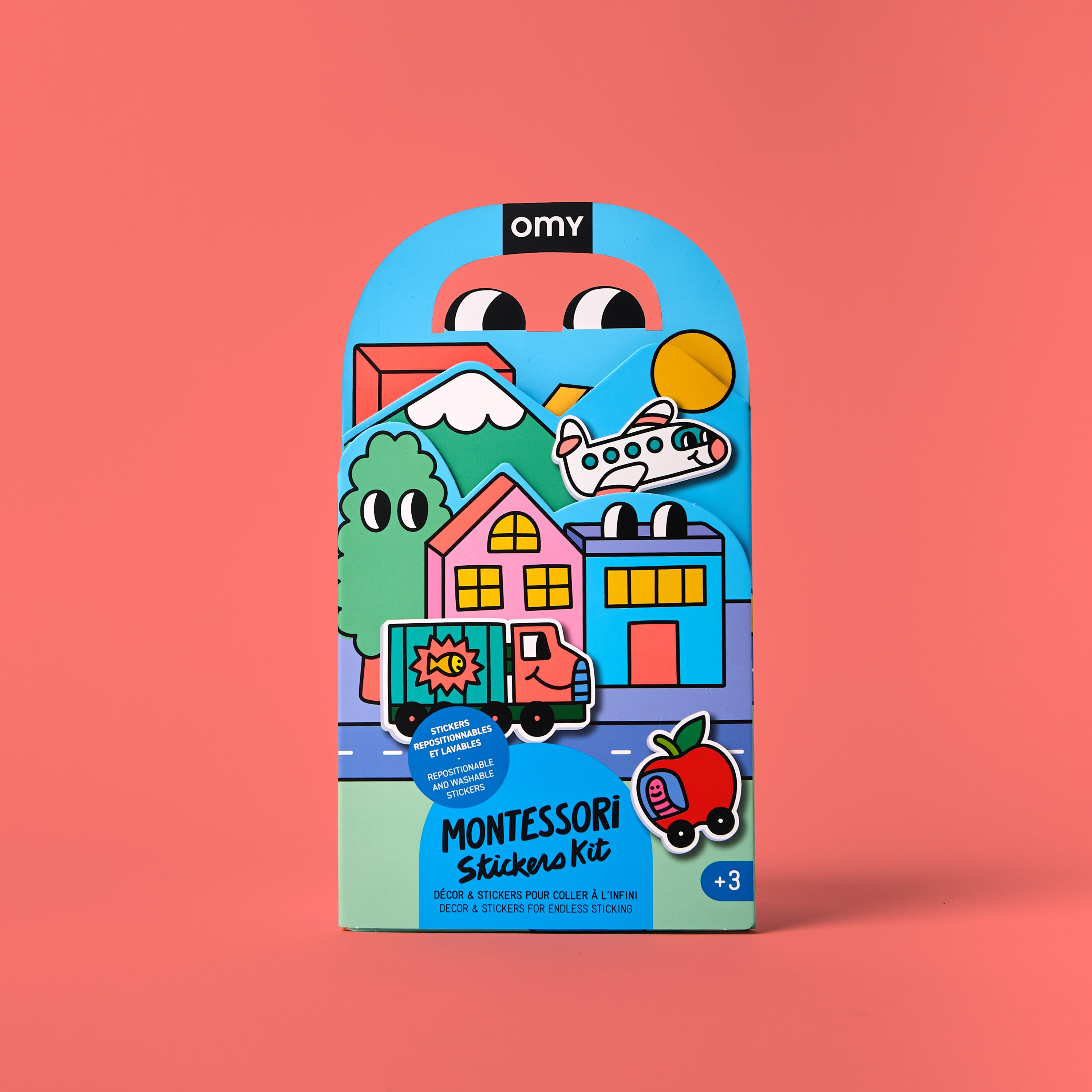 MONTESSORI DECOR STICKERS -  VROOM VROOM