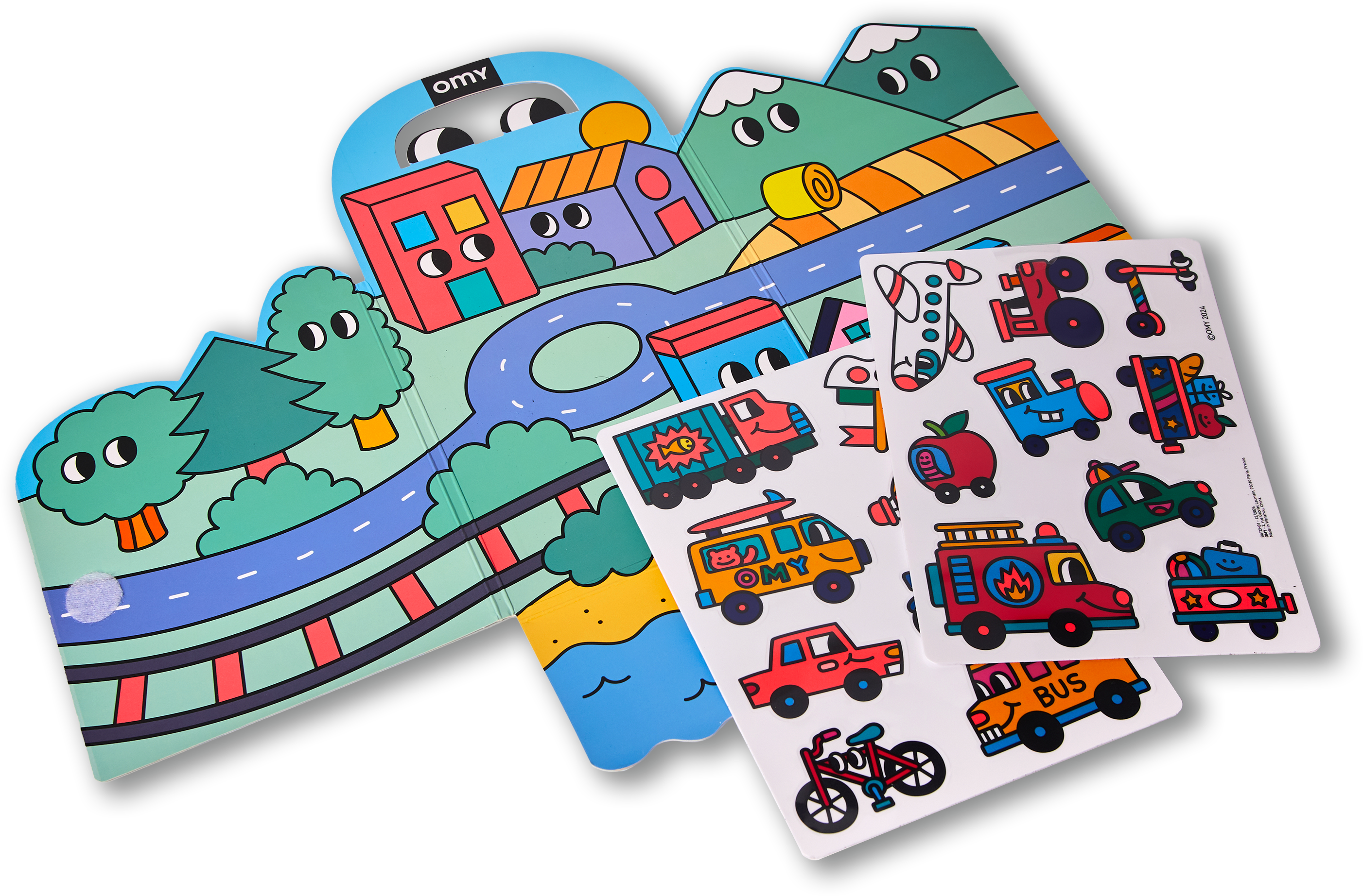 MONTESSORI DECOR STICKERS -  VROOM VROOM