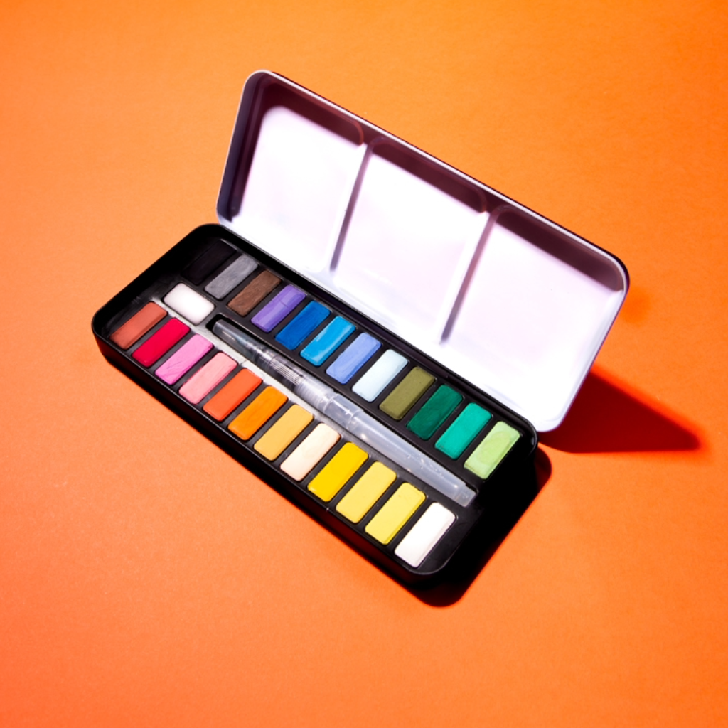 Watercolor painting kit - Download them here