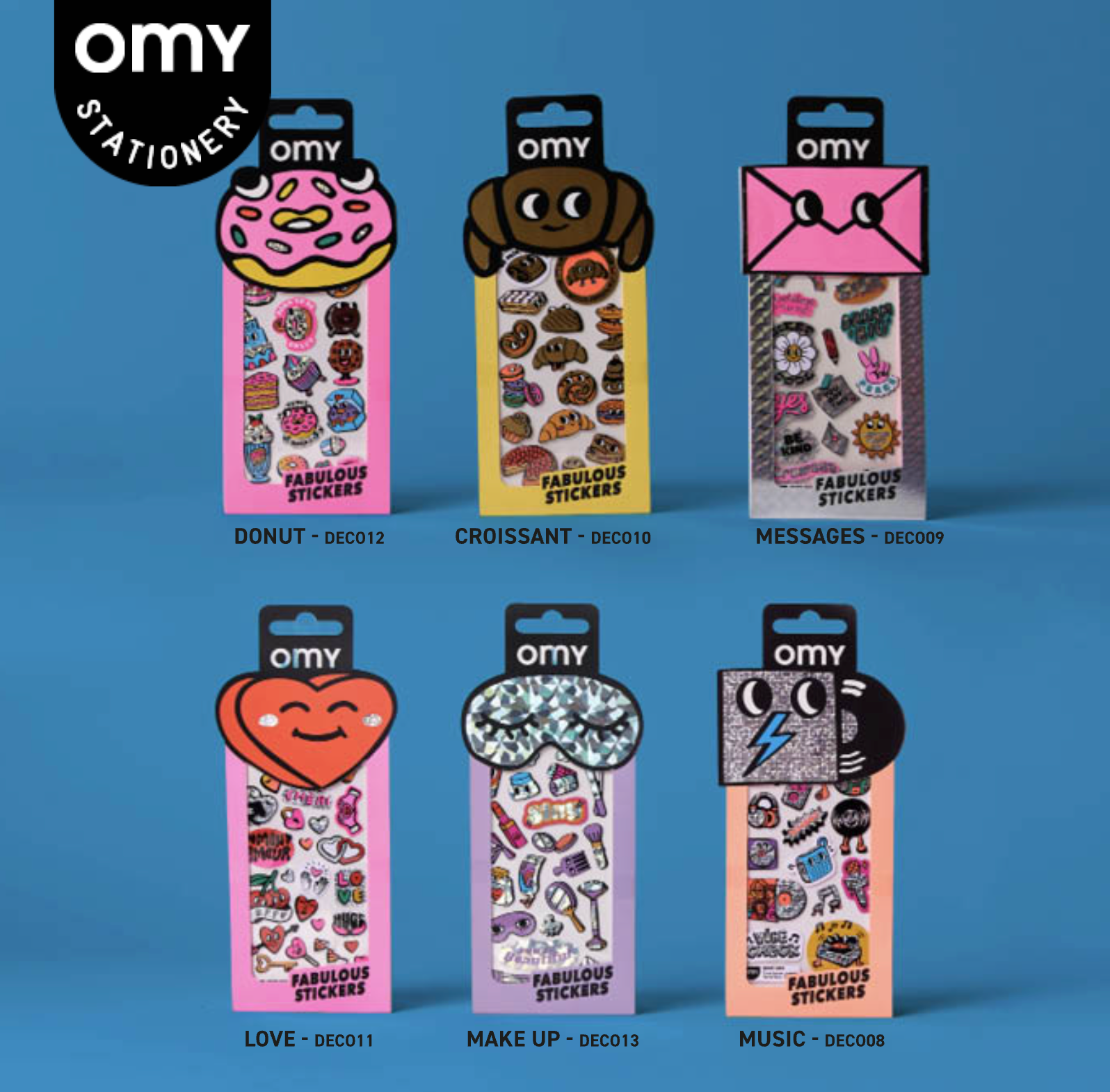 36 assorted Iconic Stickers