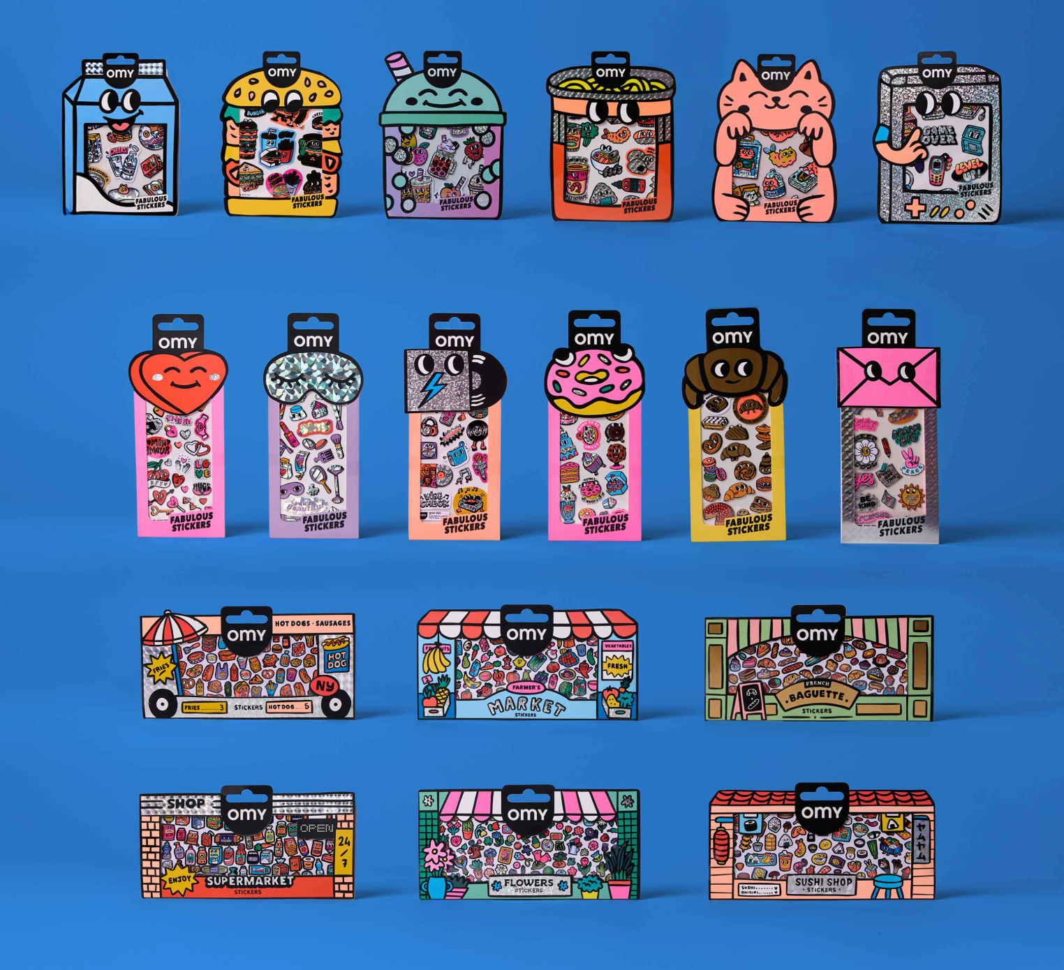 FABULOUS STICKER BUNDLE (108 STICKERS)